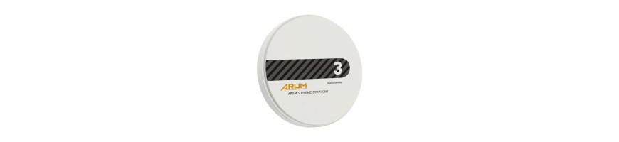 ARUM SUPREME SYMPHONY 9-vrstvé zirkonové disky vysokotransparentní 98mm 1100MPa 