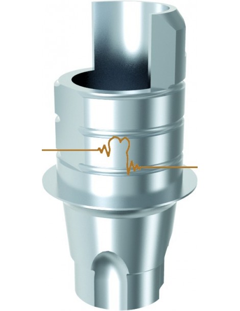 ARUM Ti-baze kompatibilní s MIS® Standard Narrow indexovaný pro korunky