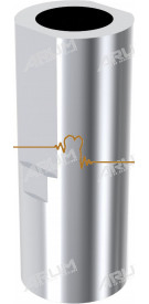 ARUM Laboratorní skenovací abutment kompatibilní s STRAUMANN®MULTIUNIT BL SCANBODY (NC) ANGLE 25 BONE LEVEL