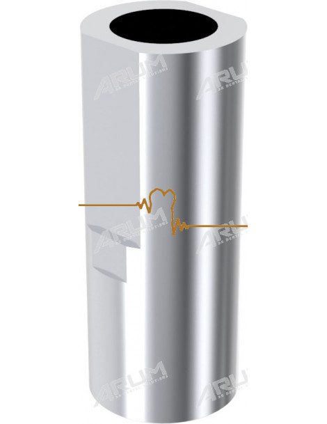 ARUM Laboratorní skenovací abutment kompatibilní s STRAUMANN®MULTIUNIT BL SCANBODY (NC) ANGLE 25 BONE LEVEL