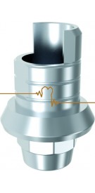 ARUM Ti-baze kompatibilní s STRAUMANN® synOcta® TL 65(WN) indexovaný pro korunky