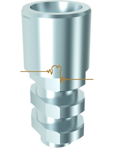 ARUM Modelový analog kompatibilní s STRAUMANN® SCREW Retained Abutment® 3.5