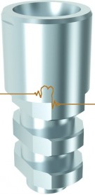 ARUM Modelový analog kompatibilní s STRAUMANN® SCREW Retained Abutment® 4.6