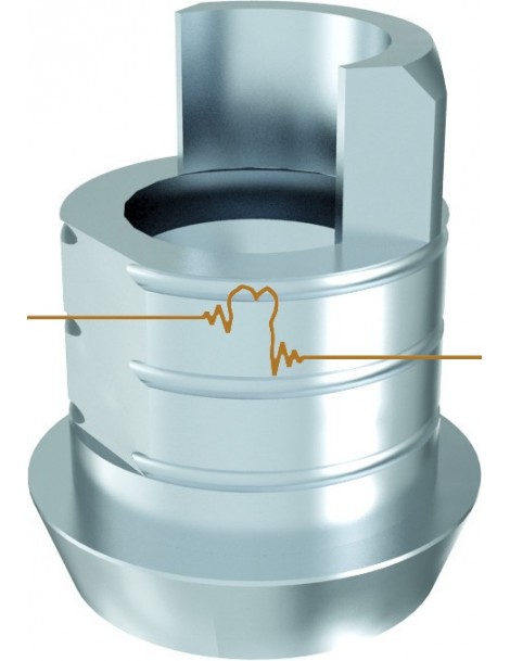 ARUM Ti-baze kompatibilní s STRAUMANN® SCREW Retained Abutment® 4.6 neindexovaný pro můstky