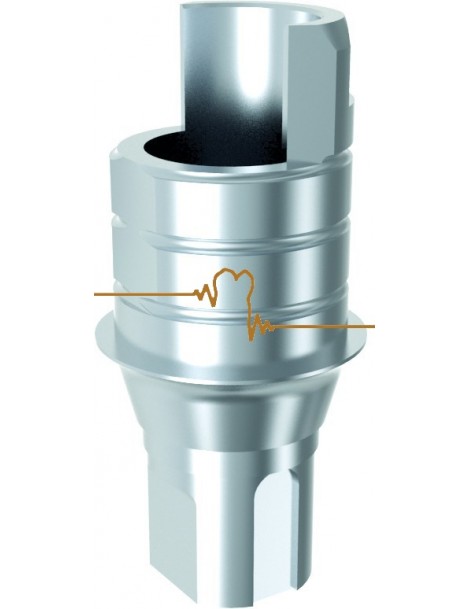 ARUM Ti-baze kompatibilní s STRAUMANN® Bone Level® 3.3(NC) indexovaný pro korunky