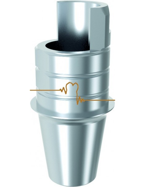 ARUM Ti-baze kompatibilní s STRAUMANN® Bone Level® 4.1/4.8(RC) neindexovaný pro můstky